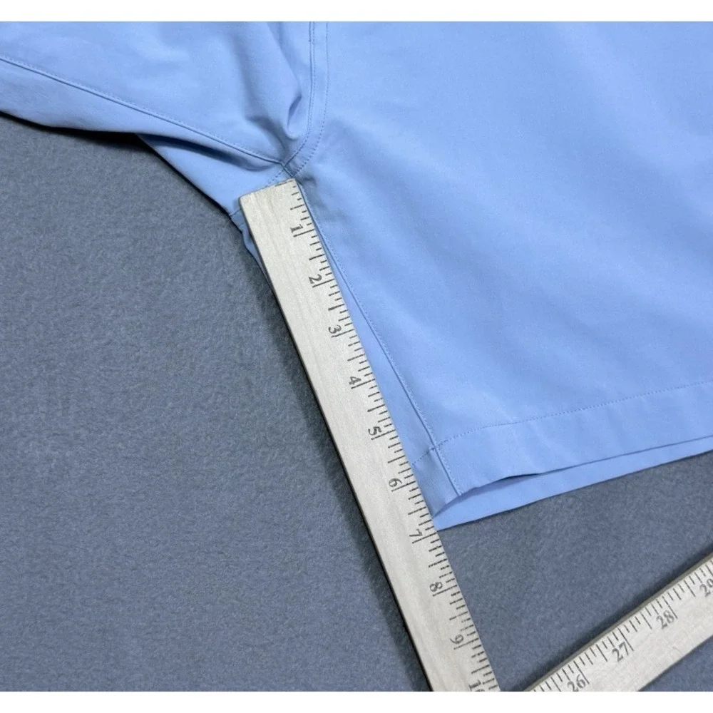 Criquet Shorts Mens 30 Performance Golf Chino Periwinkle Stretch Athleisure Dad